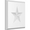 Ekena Millwork Standard Sedgwick Star Rosette With Beveled Edge, 5"W x 5"H x 1/2"P ROSP050X050X050SDG07 - alternate 1